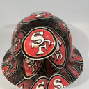 Full Brim Hard Hat Custom Hydro Dipped SAN FRANCISCO 49ERS