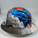 Full Brim Hard Hat Hydro Dipped Superman Pepsi