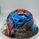 Full Brim Hard Hat Hydro Dipped Superman Pepsi