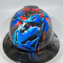 Full Brim Hard Hat Hydro Dipped Superman