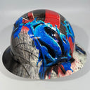 Full Brim Hard Hat Hydro Dipped Superman