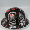 Full Brim Hard Hat Custom Hydro Dipped TAMPA BAY BUCCANEERS NFC SOUTH CHAMPS