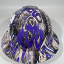 Full Brim Hard Hat Hydro Dipped TCU TEXAS CHRISTIAN UNIVERSITY