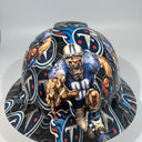 Full Brim Hard Hat Hydro Dipped TENNESEE TITANS