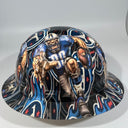 Full Brim Hard Hat Hydro Dipped TENNESEE TITANS
