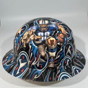 Full Brim Hard Hat Hydro Dipped TENNESEE TITANS