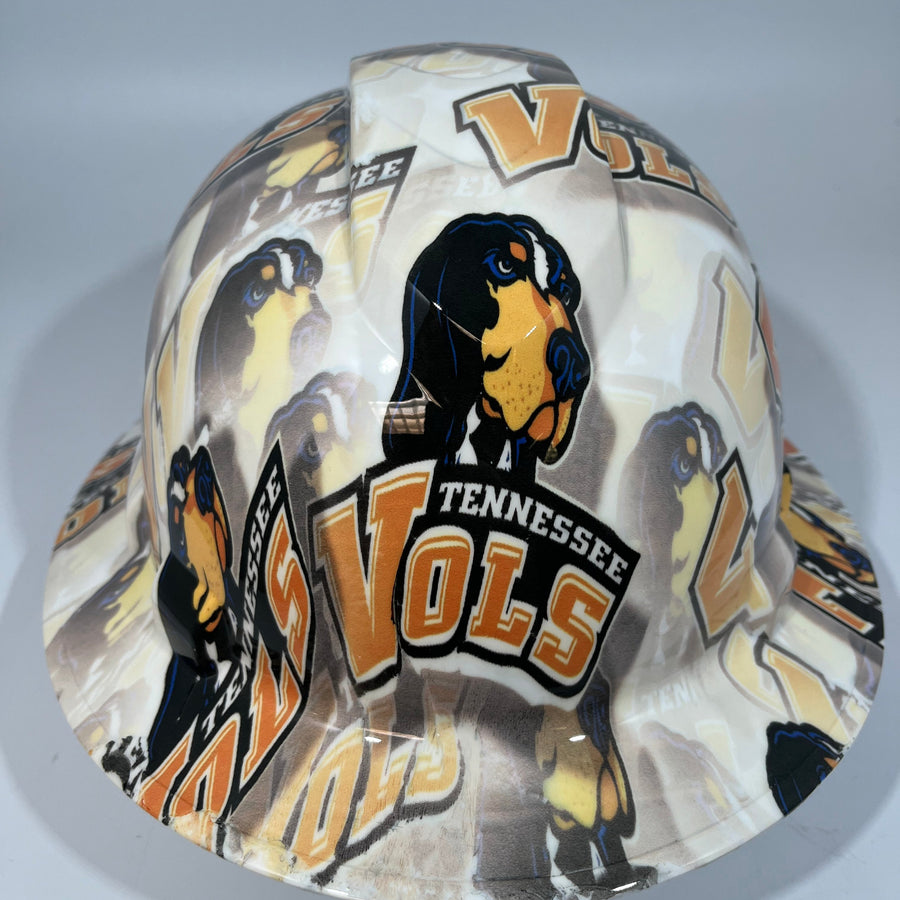 Full Brim Hard Hat Hydro Dipped Tennessee Vols