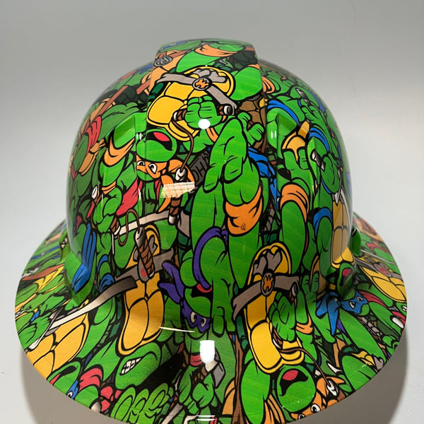 Full Brim Hard Hat Hydro Dipped Teenage Mutant Ninja Turtles