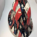 Full Brim Hard Hat Hydro Dipped Texas State Flag