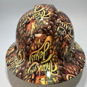 Full Brim Hard Hat Hydro Dipped THANK YOU JESUS