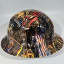 Full Brim Hard Hat Custom Hydro Dipped UNITED US MILITARY MARINES ARMY AIR FORCE