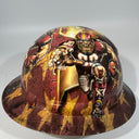 Full Brim Hard Hat Hydro Dipped WASHINGTON COMMANDERS