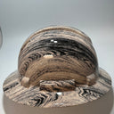 Full Brim Hard Hat Hydro Dipped WHITE WASHED WALNUT WOOD GRAIN