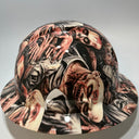 Full Brim Hard Hat Hydro Dipped ZOMBIE APOCALYPSE
