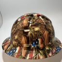 Full Brim Hard Hat Hydro Dipped American Soldier