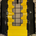 Custom Hydro Dipped Carbon Fiber Blaze Yellow 2015+ Mustang Engine Cover