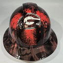 Full Brim Hard Hat Hydro Dipped GEORGIA BULLDOGS