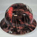 Full Brim Hard Hat Hydro Dipped GEORGIA BULLDOGS